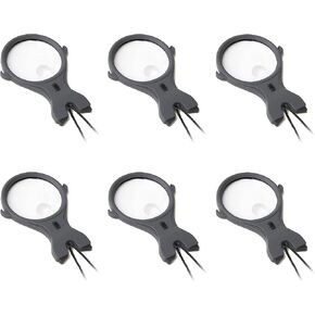 مكبر قلادة Carson® MagniLook 3x مع عدسة موضعية 6x وسلك للرقبة (LK-10) in Kuwait