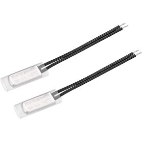uxcell KSD9700 Thermostat, 45°C Normally Open Temperature Switch Thermal Switch, N.O 5A Metal Temperature Controller 2pcs in Kuwait