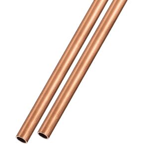 أنبوب نحاسي METALLIXITY (3.5 مم OD × 0.5 مم جدار T × 300 مم طول) قطعتان، أنابيب مستقيمة - للتأثيث المنزلي، والآلات، والحرف اليدوية اليدوية in Kuwait