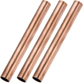 أنبوب نحاسي METALLIXITY (11 مم OD × 0.5 مم جدار T × 100 مم طول) 3 قطع، أنابيب مستقيمة - للتأثيث المنزلي، والآلات، والحرف اليدوية اليدوية in Kuwait
