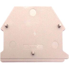 Dinkle DK4NC DIN Rail Terminal Block End Cover for DK2.5N DK4N, Pack of 100 in Saudi Arabia