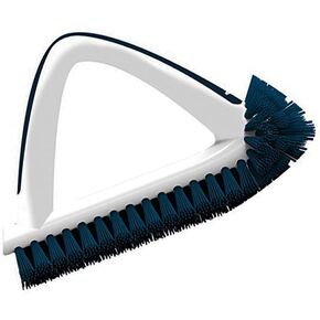Unger 2-in-1 Bath & Tile Scrubber Brush Tool – Crevice Cleaning Brush, Dishwasher Safe, Bathroom Cleaning Supplies, Bathroom Scrubber, Scrubbing Brush, Great for Tile, Bathtubs & Showers