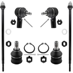 طقم تعليق أمامي 6 قطع من WEDOAUTO أطراف قضيب ربط خارجي داخلي + مفاصل كروية سفلية مناسبة لعنصر Honda 2003-2006/2007-2011 (ليس لـ SC) أداة رياضية 4 أبواب 2.4L استبدال # K500004 ES80995 EV800242 in Kuwait