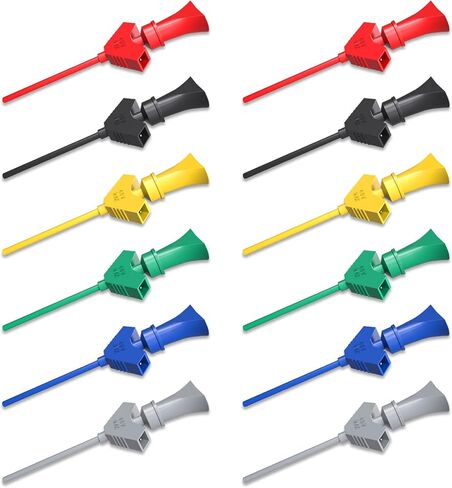 مشبك خطاف اختبار Goupchn SMD IC 12 قطعة 6 ألوان لمحلل المنطق، الاختبار الإلكتروني in Kuwait