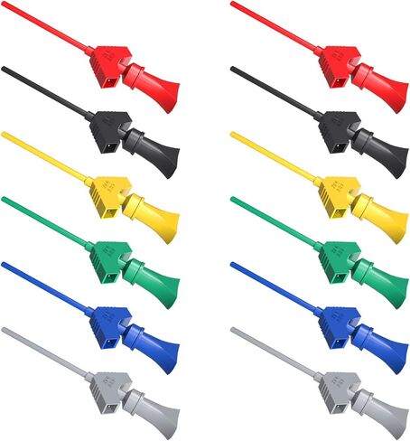 مشبك خطاف اختبار Goupchn SMD IC 12 قطعة 6 ألوان لمحلل المنطق، الاختبار الإلكتروني in Kuwait
