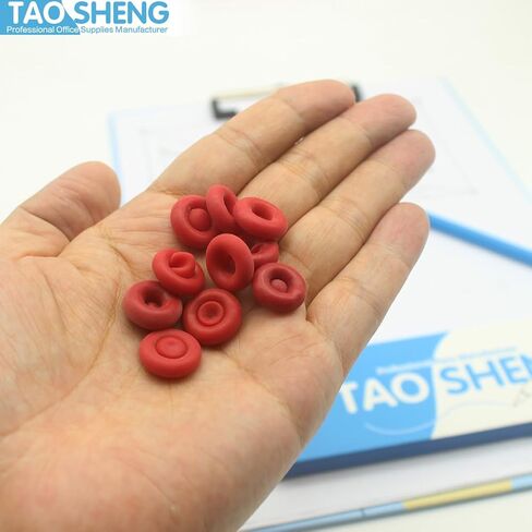 أغطية إغلاق من اللاتكس لأنبوب السد 10 قطع من تاوشينغ، سدادة غطاء حافظة للسد مناسبة عالميًا لإغلاق والحفاظ على أنبوب السد المفتوح، أحمر 10 عبوات in Kuwait