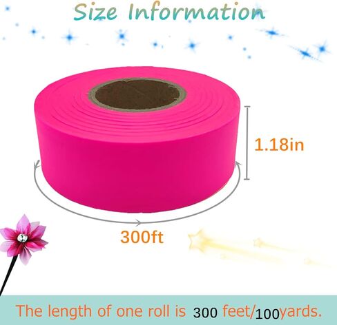 عرض 1.18 بوصة، شريط علم بطول 300 بوصة للمناطق أو الحدود الخطرة، شريط غير لاصق، شريط علم اقتصادي (برتقالي) in Kuwait