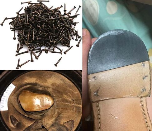 أظافر لينوود الصغيرة ذات الرأس الدائرية الناعمة متعددة الأغراض لصناديق الصور المزخرفة DIY والإكسسوارات المنزلية 200 قطعة (0.08 × 0.51 بوصة، فضي) in Saudi Arabia