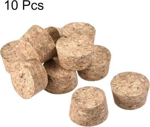 uxcell Tapered Cork Plugs Wooden Stoppers 41x35x20mm for Test Tubes Bottles 10Pcs in Saudi Arabia