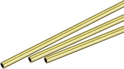 uxcell Brass Round Tube 1.2mm OD 0.25mm Wall Thickness 300mm Length Pipe Tubing 3 Pcs in Saudi Arabia