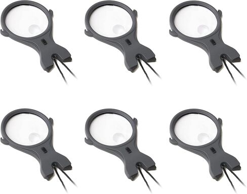 مكبر قلادة Carson® MagniLook 3x مع عدسة موضعية 6x وسلك للرقبة (LK-10) in Kuwait
