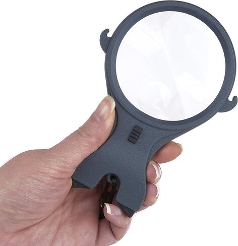 مكبر قلادة Carson® MagniLook 3x مع عدسة موضعية 6x وسلك للرقبة (LK-10) in Kuwait