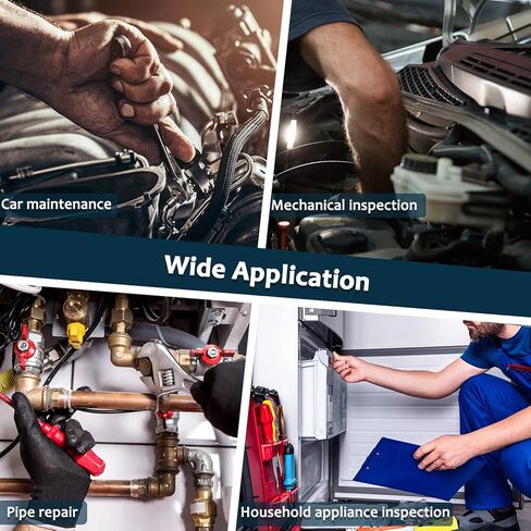 كاميرا بوريسكوب للمنظار الصناعي من SKYBASIC مع ضوء، شاشة LCD مقاس 4.3 بوصة، كاميرا ثعبان رقمية عالية الدقة محمولة باليد وكاميرا فحص المجاري المقاومة للماء مع 8 مصابيح LED، وكابل شبه صلب بطول 66 قدمًا in Kuwait