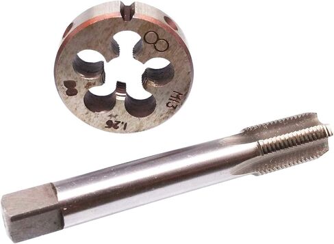 HSS M13 x 1.25mm Tap and M13 x 1.25mm Die Metric Thread Right Hand in Saudi Arabia