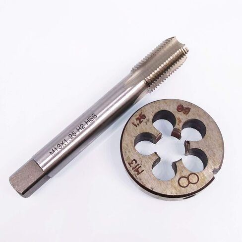 HSS M13 x 1.25mm Tap and M13 x 1.25mm Die Metric Thread Right Hand in Saudi Arabia