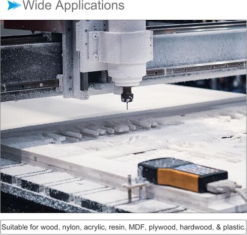 مطحنة نهاية حلزونية CoCud، ساق 1/8 بوصة 3 مم × 28 مم من الكربيد الصلب 1-فلوت CNC راوتر بت طحن - (التطبيقات: للخشب الرقائقي والبلاستيك الصلب)، قطعة واحدة in Kuwait