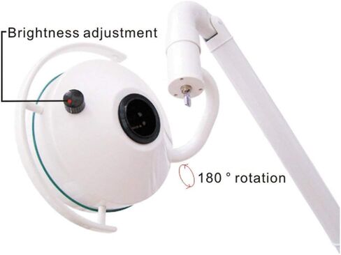 أفروديت 180 دوران 36 وات معلق على الحائط LED للفحص الطبي الجراحي بدون ظل ضوء بارد in Kuwait