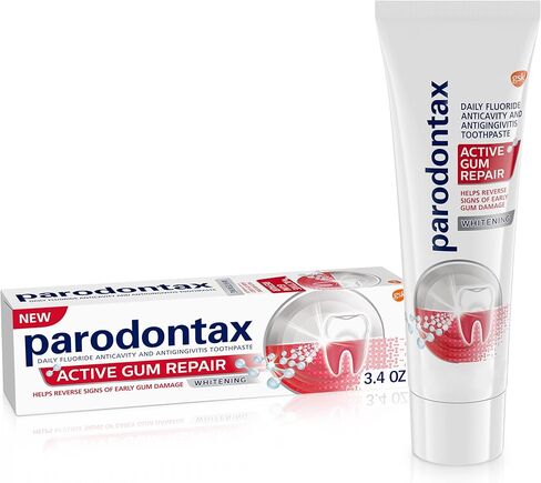 بارادونتاكس معجون اسنان اكتيف جام ريبير لتفتيح نزيف اللثة - انبوب 3.4 اونصة in Kuwait