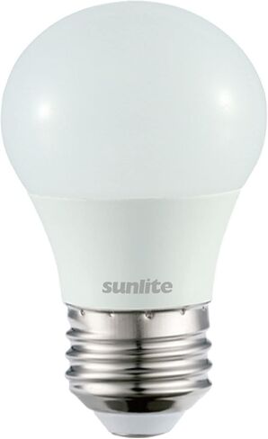 لمبة إضاءة ثلاجة Sunlite 80224-SU LED A15، 5.5 واط (ما يعادل 40 واط)، 450 لومن، قاعدة متوسطة (E26)، قابلة للتعتيم، لمسة نهائية بلوري، مدرجة في قائمة UL، نجمة الطاقة، 50 ك - أبيض فائق، عبوة واحدة in Saudi Arabia