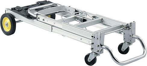 منتجات Safco شاحنة يدوية قابلة للطي قابلة للطي، سعة 250 رطل، إطار من الألومنيوم، لوحة أصابع فولاذية، عجلات مطاطية دوارة ناعمة مقاس 6 بوصات in Kuwait