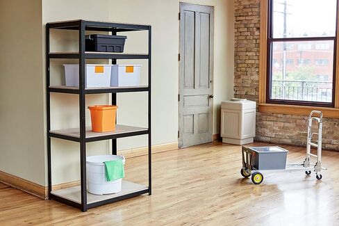 منتجات Safco شاحنة يدوية قابلة للطي قابلة للطي، سعة 250 رطل، إطار من الألومنيوم، لوحة أصابع فولاذية، عجلات مطاطية دوارة ناعمة مقاس 6 بوصات in Kuwait