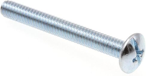 Prime-Line 9006837 Machine Screw, Truss Head, Slotted/Phillips Combo, #8-32 X 1-3/8 in, Zinc Plated Steel, Pack of 75 in Saudi Arabia