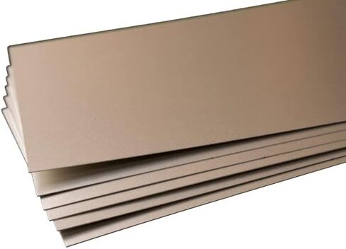 K&S 275 Tin Sheet: 0.013" Thick x 4" Wide x 10" Long, Pack of 6, Made in USA in Saudi Arabia
