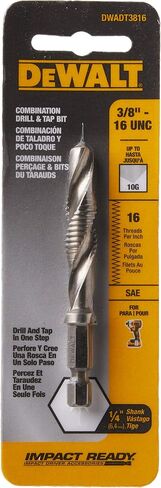 DEWALT Drill Tap, UNC, 3/8-Inch (DWADT3816) in Saudi Arabia