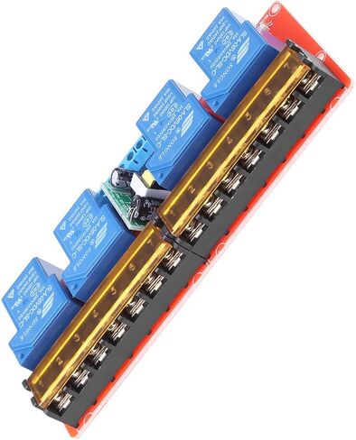 AC100V-250V 30A 4 قناة وحدة التتابع عالية الطاقة DC5V عالية منخفضة المستوى الزناد وحدة تبديل in Saudi Arabia