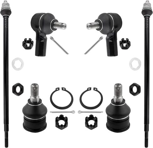 طقم تعليق أمامي 6 قطع من WEDOAUTO أطراف قضيب ربط خارجي داخلي + مفاصل كروية سفلية مناسبة لعنصر Honda 2003-2006/2007-2011 (ليس لـ SC) أداة رياضية 4 أبواب 2.4L استبدال # K500004 ES80995 EV800242 in Kuwait