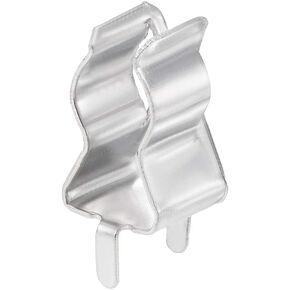 مشابك الصمامات من uxcell لـ 6 مم × 30 مم حامل أنبوب سيراميك زجاجي 50 قطعة in Kuwait