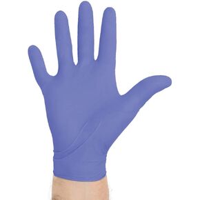 قفازات HALYARD SKYBREEZE Nitrile Exam، خالية من البودرة، 3.5 مل، 9.5 بوصة، 3.5 مل، أزرق، كبير، 47376 (صندوق من 200) in Kuwait