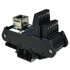 ASI 16001, Type IMRJ0845, RJ45 Breakout Terminal Block Interface Module, Female RJ45 Connector, 8 Screw Terminal Blocks, 26 to 12 AWG, 1.40" Length in Saudi Arabia