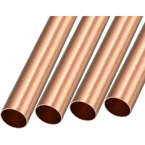 انبوب نحاسي من ميتاليكسيتي (قطر خارجي 22 ملم × جدار 1 ملم طول × 100 ملم طول)، 4 قطع، انابيب مستقيمة - لاثاث المنزل والالات والحرف اليدوية in Kuwait