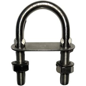 US STAINLESS Stainless Steel 316 UBolt M10 (3/8") by 90mm Marine Grade in Saudi Arabia