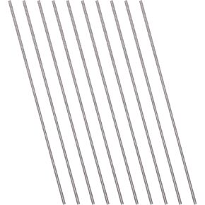 5Pack M5 x 250mm Fully Threaded Rod Stud 304 Stainless Steel 10"Long Threaded Screw, Right Hand Thread Bar Studs Rods for Anchor Bolts, Clamps, Hangers, U-Bolts, M5-0.8mm Thread Pitch