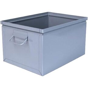 صندوق تخزين فولاذي مقاس 18-1-4SX من Stackbin، رقم 4، أزرق زاهي، عرض 12 بوصة، طول 16.5 بوصة، ارتفاع 9.5 بوصة in Kuwait