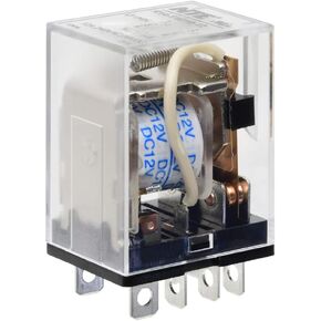 NTE Electronics R14-11D10-12 Series R14 General Purpose DC Relay, DPDT Contact Arrangement, 10 Amp, 12 VDC in Saudi Arabia