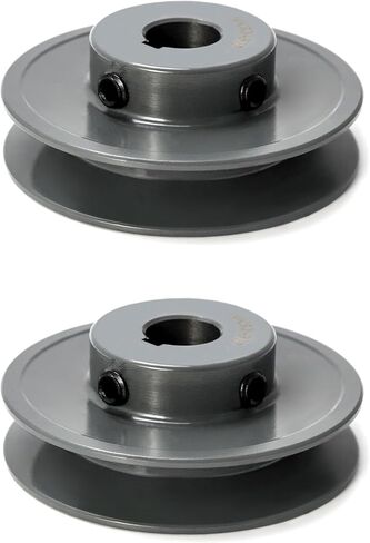QWORK حزم ويب ذات أخدود مفرد، 2 حزمة 3 "OD 5/8" تتحمل حزام V، قسم الحزام، للحزام V، AK30-5/8 in Kuwait