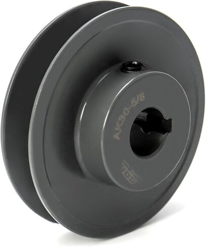 QWORK حزم ويب ذات أخدود مفرد، 2 حزمة 3 "OD 5/8" تتحمل حزام V، قسم الحزام، للحزام V، AK30-5/8 in Kuwait
