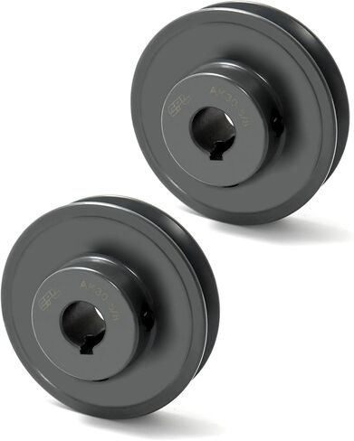 QWORK حزم ويب ذات أخدود مفرد، 2 حزمة 3 "OD 5/8" تتحمل حزام V، قسم الحزام، للحزام V، AK30-5/8 in Kuwait