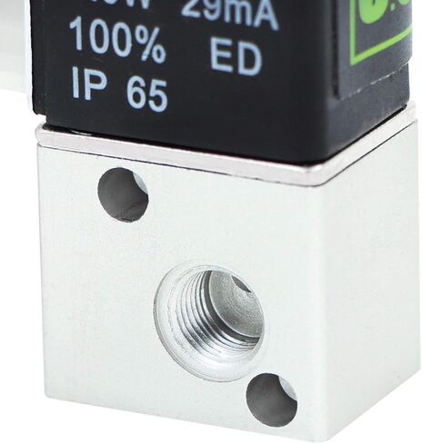 U.S. Solid 1/8inches NPT 3 Way 2 Position Pneumatic Electric Solenoid Valve DC 12 V in Saudi Arabia