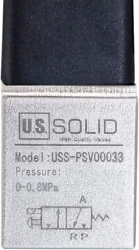 U.S. Solid 1/8inches NPT 3 Way 2 Position Pneumatic Electric Solenoid Valve DC 12 V in Saudi Arabia
