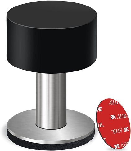 سدادات أبواب مع ملصقات إضافية، سدادة باب ذاتية اللصق مع هيكل من المطاط الأبيض والفولاذ المقاوم للصدأ - مصدات أبواب شديدة التحمل لتخميد الصوت للمنزل والمكتب، سدادات أبواب أسفل الباب in Kuwait