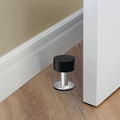 سدادات أبواب مع ملصقات إضافية، سدادة باب ذاتية اللصق مع هيكل من المطاط الأبيض والفولاذ المقاوم للصدأ - مصدات أبواب شديدة التحمل لتخميد الصوت للمنزل والمكتب، سدادات أبواب أسفل الباب in Kuwait