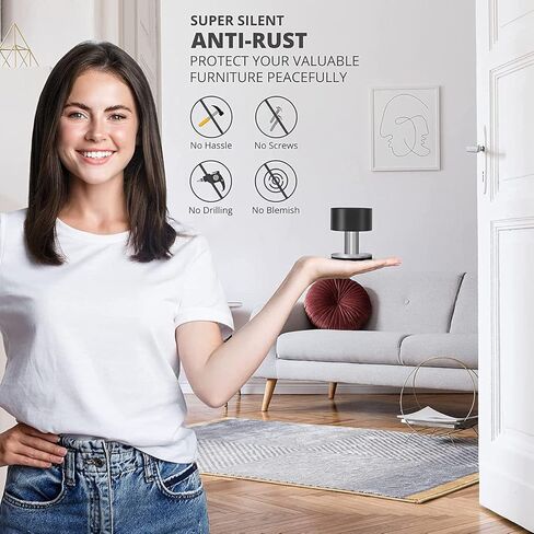 سدادات أبواب مع ملصقات إضافية، سدادة باب ذاتية اللصق مع هيكل من المطاط الأبيض والفولاذ المقاوم للصدأ - مصدات أبواب شديدة التحمل لتخميد الصوت للمنزل والمكتب، سدادات أبواب أسفل الباب in Kuwait