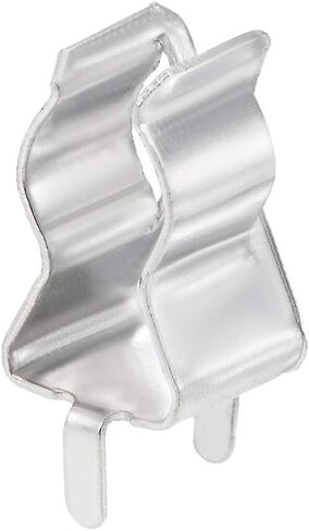 مشابك الصمامات من uxcell لـ 6 مم × 30 مم حامل أنبوب سيراميك زجاجي 50 قطعة in Kuwait