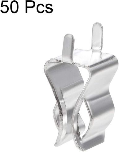 مشابك الصمامات من uxcell لـ 6 مم × 30 مم حامل أنبوب سيراميك زجاجي 50 قطعة in Kuwait