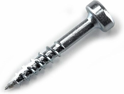 Kreg SPS-C1-250 Zinc Pocket Screws, 1-Inch #7 Coarse Thread, Pan- Head (250 Count) in Kuwait