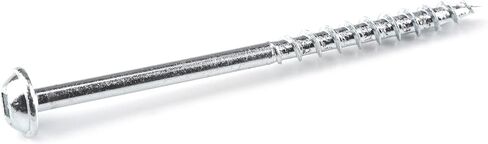 kreg sml-c250 – 125 2 – 1/2 " التعرجات الخشنة عدد الخيط رقم 8 مسامير ذات رأس بفلكة فتحة جيب مطلي بالزنك (125) in Saudi Arabia